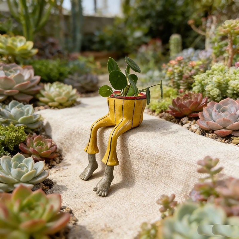 The Plant Parent - Maceta de Cerámica con Forma de