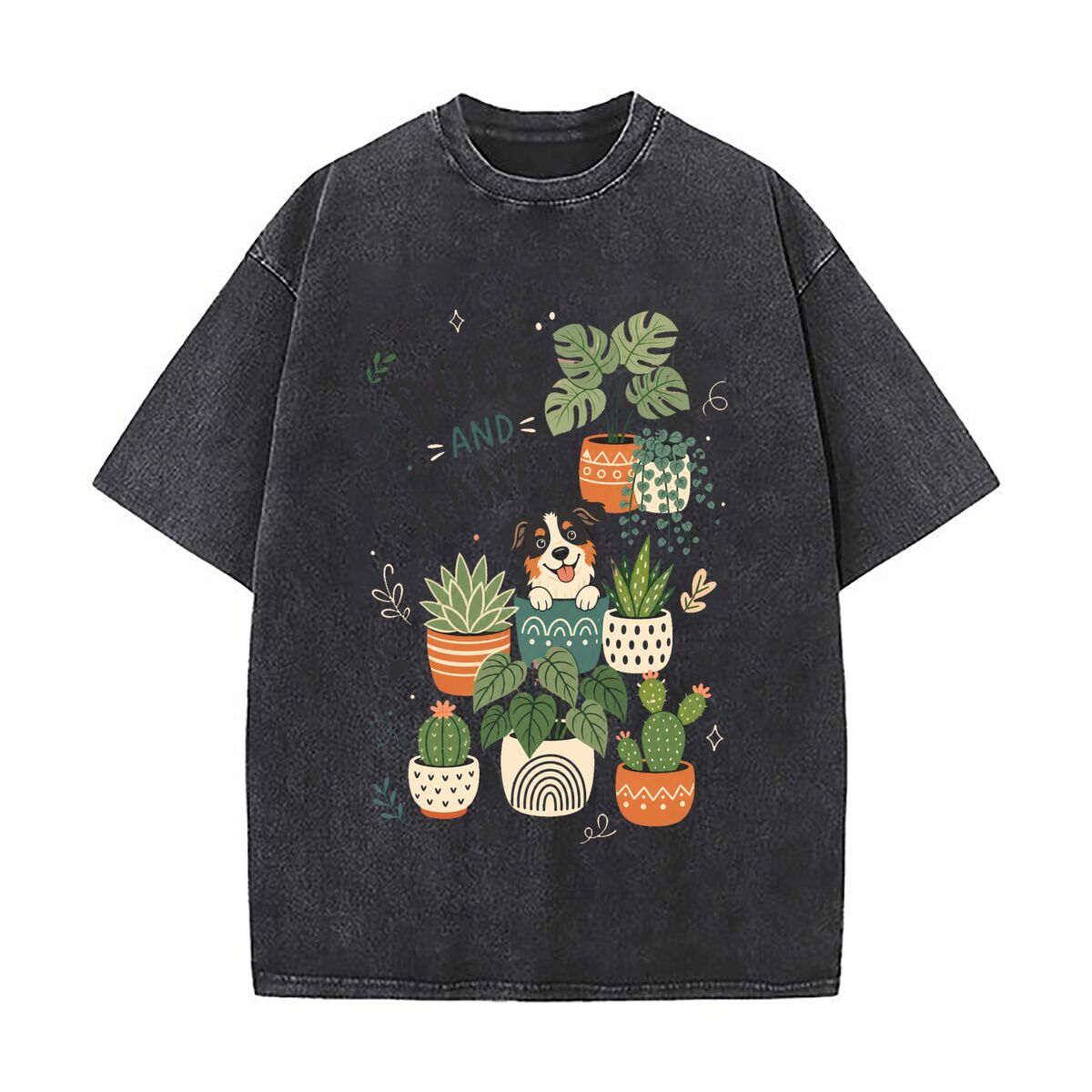 The Plant Parent - Camisetas holgadas de estilo urbano con