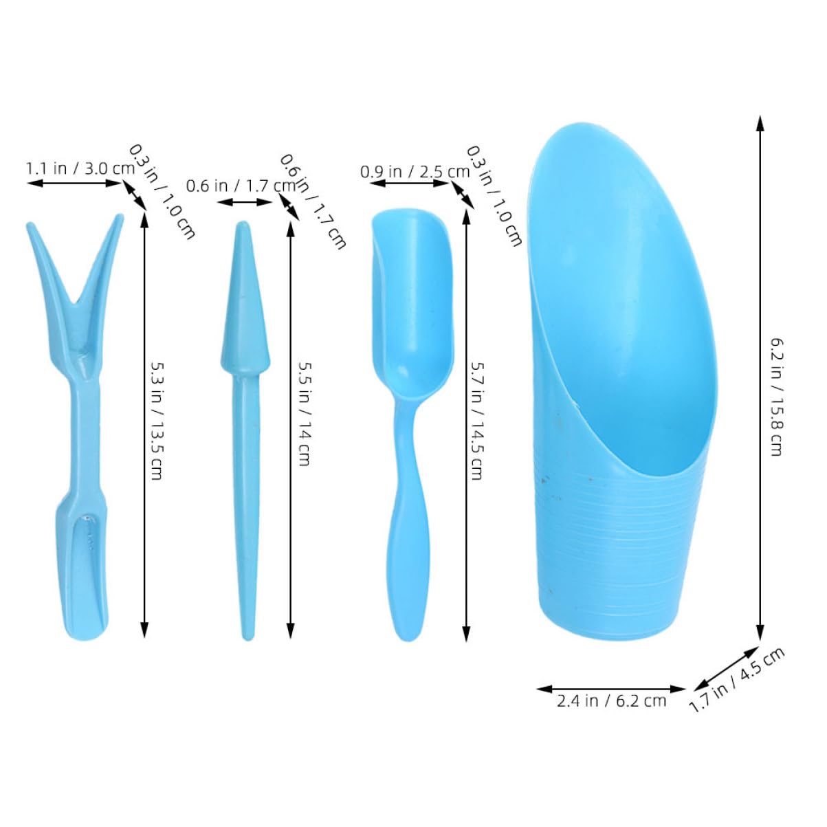 4 unids/set, pala de cubo dura - Plant Parent Tools reseña y precio