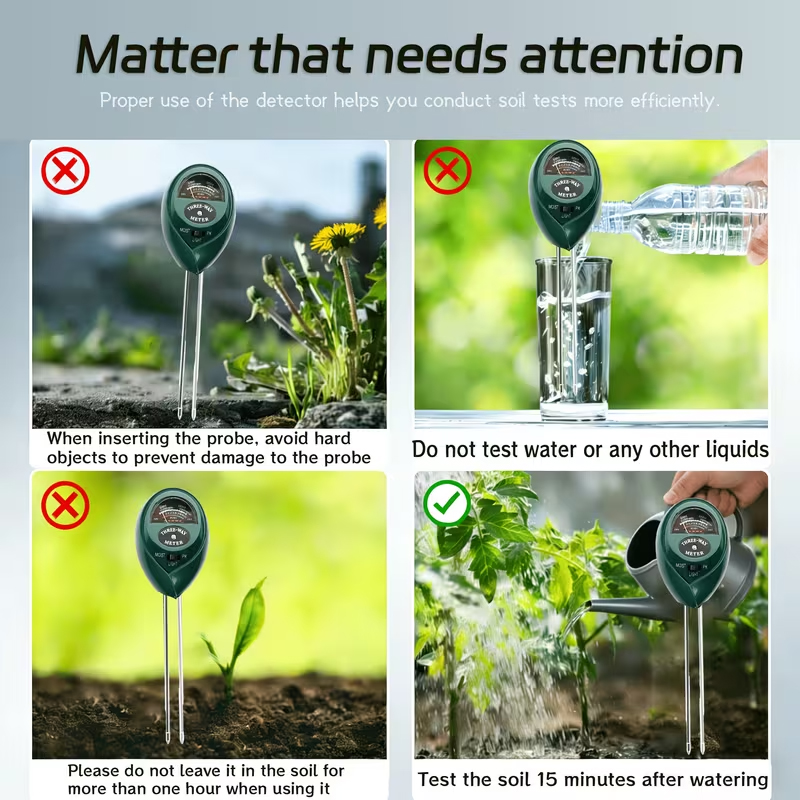 Medidor de Suelo 3 en 1 (Humed - Plant Parent Tools reseña y precio