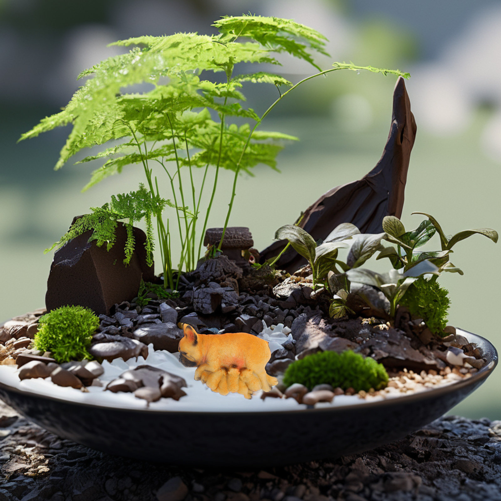 Estatua de Resina Realista de  - Succulent Arrangement Mini reseña y precio